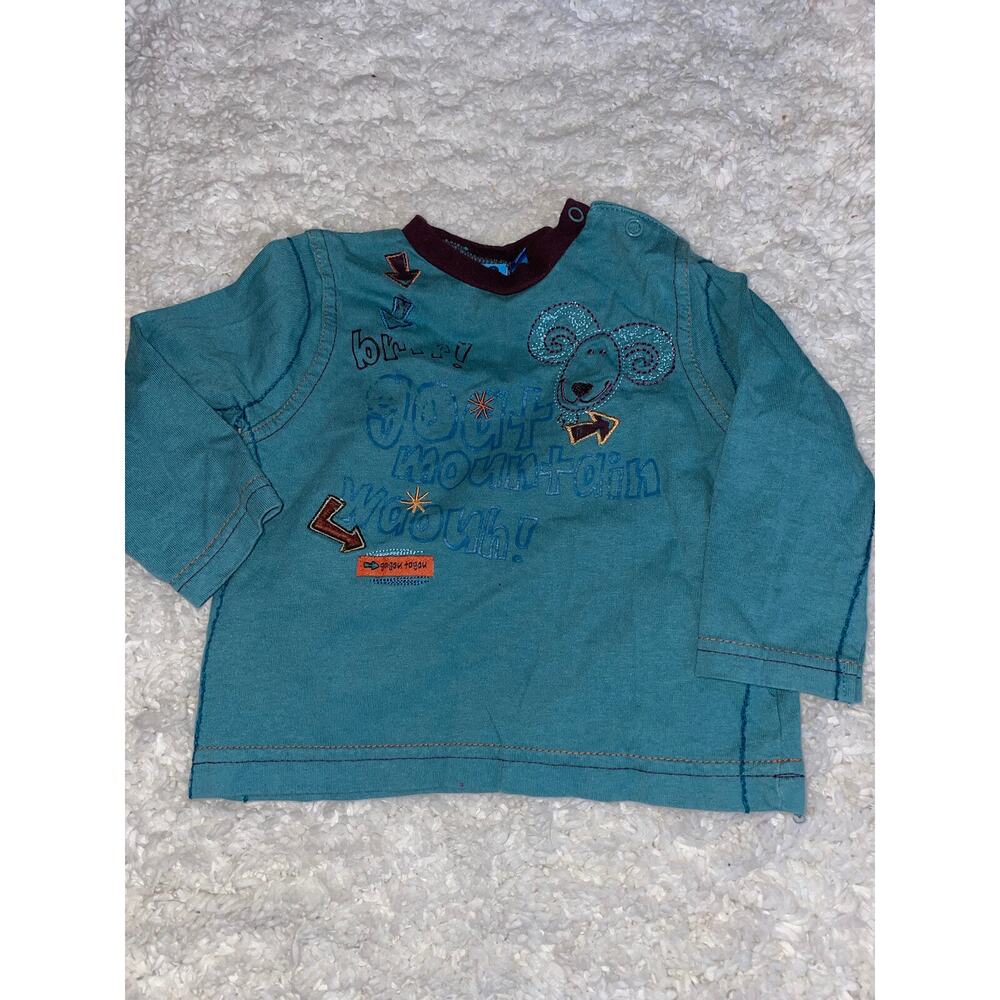 Gagou Tagou sz. 9 month long sleeved tee. Adorable, great quality